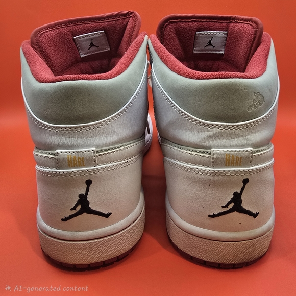 Nike Air Jordan 1 Retro Hare 2009 Bugs Bunny White/Silver size 11.5 374454-011. - Picture 6 of 13